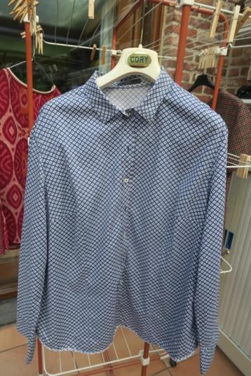 Blouse blauw print Brax mt 46 beschikbaar voor biedingen