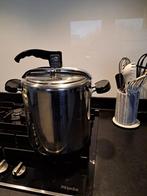 Grote snelkookpot Lagostina, Kookpan of Snelkookpan, Inox, Gebruikt, Keramische plaat