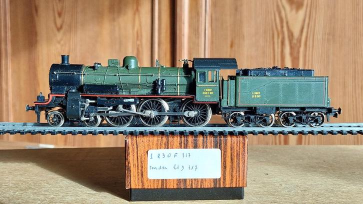 LILIPUT 10470 SNCF LOCOMOTIVE VAPEUR 230F317 TROYES HO, Hobby & Loisirs créatifs, Trains miniatures | HO, Utilisé, Locomotive