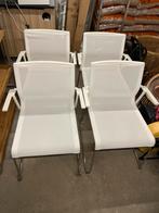 Lot de 4 chaises blanches, Maison & Meubles, Chaises, Enlèvement, Comme neuf