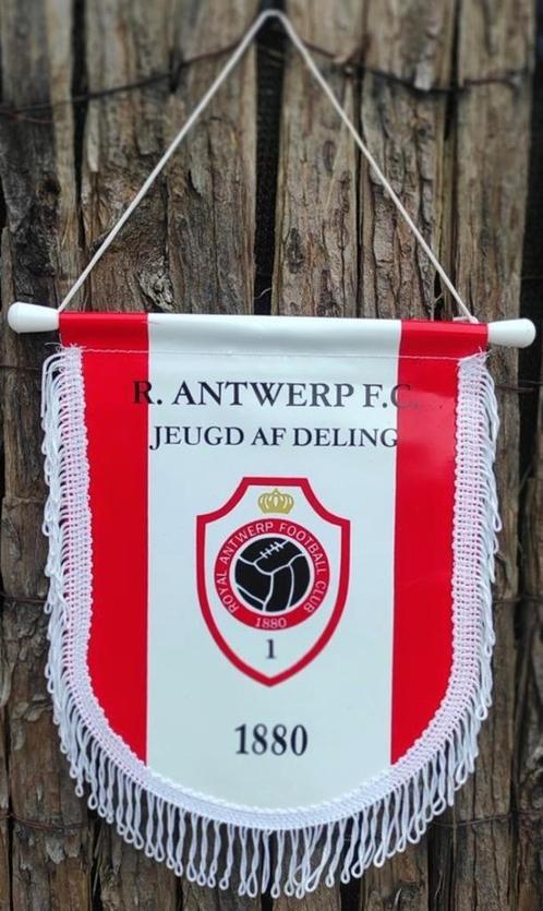 Royal Antwerp FC football club 1990s vintage vaandel  voetba, Verzamelen, Sportartikelen en Voetbal, Zo goed als nieuw, Vaantje of Sjaal