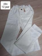 Witte jeansbroek 12 jaar, Enfants & Bébés, Vêtements enfant | Taille 152, Comme neuf, CKS, Enlèvement ou Envoi, Pantalon