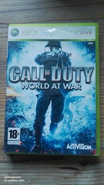 Call of Duty : World at War - Xbox 360 disponible aux enchères