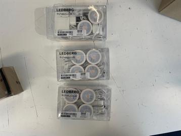 IKEA LEDBERG LED-spots (set van 3 sets) beschikbaar voor biedingen