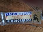 sticker motorcross Kester 3 juli 1988, Ophalen of Verzenden, Nieuw, Sport