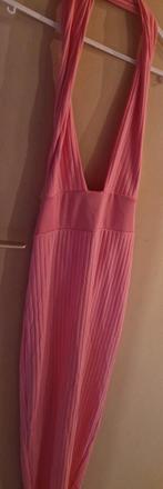 Nieuwe roze halterjurk smal, Ophalen, Nieuw, Maat 36 (S), Roze