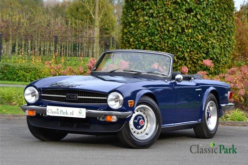 Triumph TR 6 (bj 1975), Auto's, Oldtimers, Bedrijf, Te koop, Open dak, Triumph, Benzine, Cabriolet, 2 deurs, Handgeschakeld, Blauw