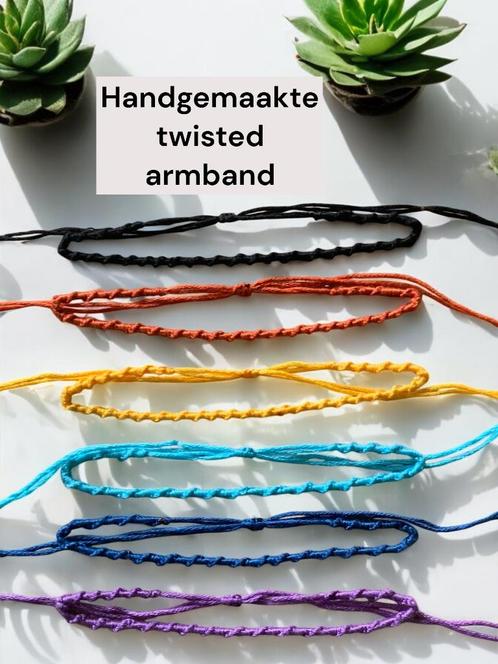 Twisted handgemaakte armband, Handtassen en Accessoires, Armbanden, Nieuw, Verzenden