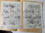 Kuifje Tintin Portfolio - projet planches Alph-Art Rombaldi, Ophalen of Verzenden, Kuifje, Zo goed als nieuw, Plaatje, Poster of Sticker