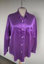Blouse/chemise vintage violette taille M, Vêtements | Femmes, Taille 38/40 (M), Enlèvement ou Envoi, Acqua, Porté