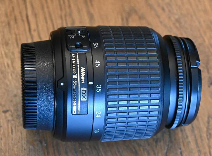 Nikkor 18-55 lens + D50 behuizing, Audio, Tv en Foto, Foto | Lenzen en Objectieven, Gebruikt, Overige typen, Ophalen