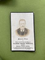 Joseph TASIAUX x Justine LOUIS 1873 Leignon 1928 Gendron, Verzamelen, Bidprentjes en Rouwkaarten, Ophalen of Verzenden, Bidprentje