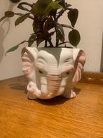 Vintage Olifant bloempot, Enlèvement, Moins de 25 cm, Moins de 40 cm, Intérieur