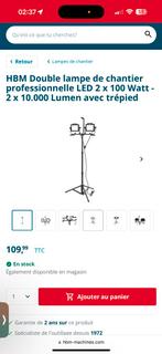 DUBBELE BOUWLAMPEN 2X 100 WATT NIEUW 50€!, Ophalen, Lamp, 50 tot 200 watt, Nieuw