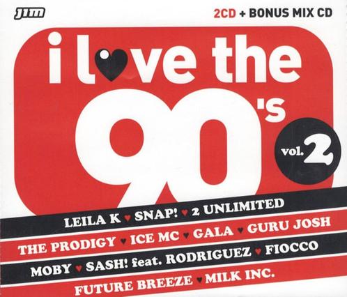 317 - JIM - I LOVE THE 90's - VOL.2 - 3CD/BOX - NIEUW, Cd's en Dvd's, Cd's | Verzamelalbums, Nieuw in verpakking, Dance, Verzenden