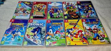 Switch games en aanpassingen + accessoires en reparatiekork beschikbaar voor biedingen