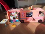 Barbie camper uitschuifbaar met zwembad, Ophalen, Zo goed als nieuw
