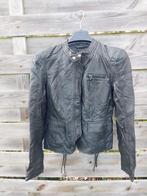 lederen dames jas, Kleding | Dames, Jassen | Winter, Ophalen, Zo goed als nieuw, Maat 38/40 (M), Zwart