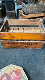 Casier en bois john martin années 60, Collections, Marques de bière, Enlèvement, Comme neuf
