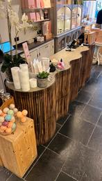 Comptoir/comptoir de magasin au design unique 3 m10 de large, Enlèvement, Comme neuf