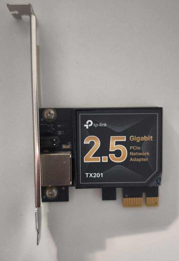 TP-Link TX201 PCIe-kaart — 2,5 GbE beschikbaar voor biedingen
