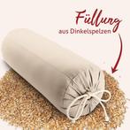 Navango Yoga Bolster I handgemaakte yogaroller, Sport en Fitness, Yoga en Pilates, Ophalen, Nieuw, Yoga-accessoire