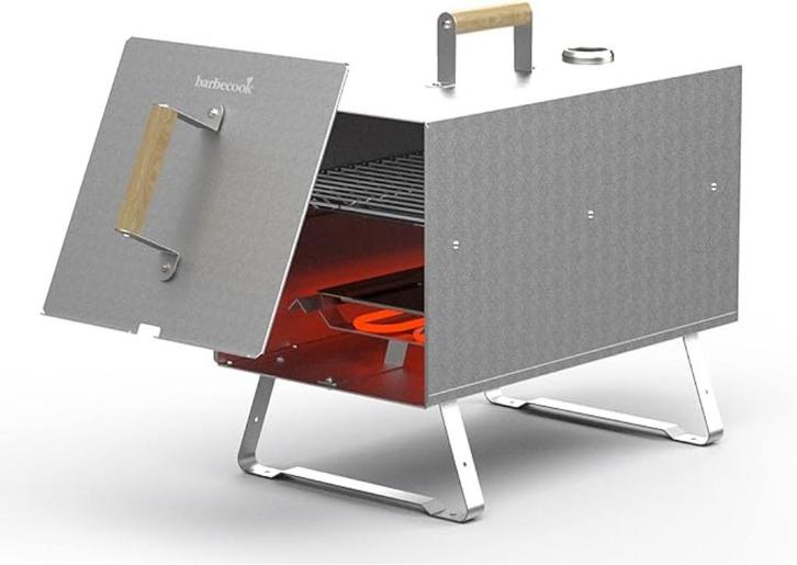 Barbecook Otto 2.0 - Rookoven - Elektrisch - RVS - 51x26x41c, Elektronische apparatuur, Ovens, Zo goed als nieuw, Vrijstaand, Oven met grill