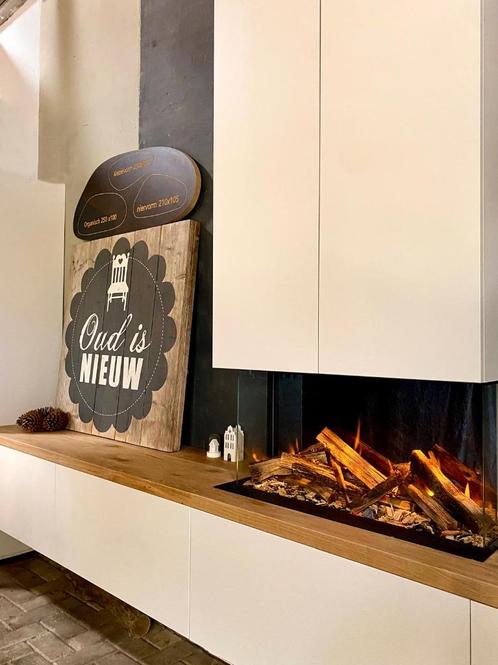 tv meubel inclusief elektrische haard, Huis en Inrichting, Haarden, Nieuw, Elektrische haard, Verzenden