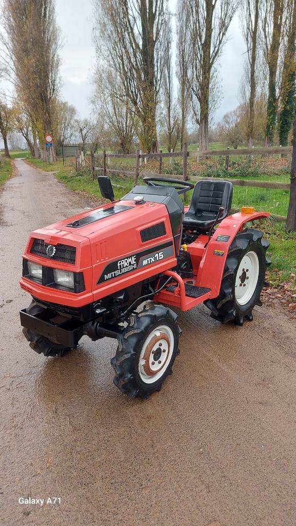 Minitractor mitsubishi 18pk 4x4 TOPPER!, Zakelijke goederen, Landbouw | Tractoren, Ophalen