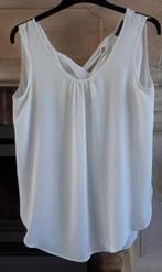 Yessica/C&A - Blouse/top - wit - maat 38/40 - € 1.00, Maat 38/40 (M), Verzenden, Wit, Zonder mouw
