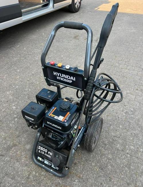 Benzine hogedruk reiniger Hyundai HYW2600P 210cc nieuwstaat, Tuin en Terras, Hogedrukreinigers, Zo goed als nieuw, Benzine, Ophalen