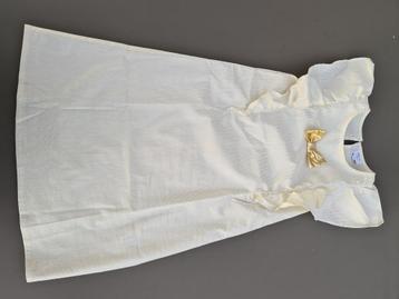 mooi beige kleed met strik, Knast by Krutter, 140, Enlèvement ou Envoi, Comme neuf