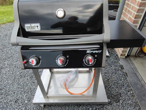 barbecue au gaz WEBER full inox, Tuin en Terras, Houtskoolbarbecues, Zo goed als nieuw, Ophalen