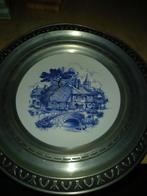 assiette décorative étain, Antiquités & Art, Antiquités | Étain, Enlèvement ou Envoi