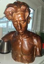 Gipsen art deco buste door karel bonaugure jaren 20, Antiek en Kunst, Ophalen