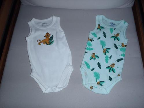 1 set van 2 Disney rompers maat 56, Kinderen en Baby's, Babykleding | Maat 56, Nieuw, Jongetje of Meisje, Nacht- of Onderkleding