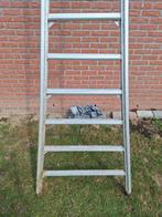 Aluminium lader, Doe-het-zelf en Bouw, Ladders en Trappen, Ophalen, Zo goed als nieuw, Ladder