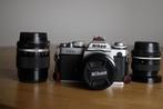 Nikon FM3a avec 50 mm f/1,4, 105 mm f/2,5 et 24 mm f/2,8, Enlèvement ou Envoi, Comme neuf, Reflex miroir, Nikon