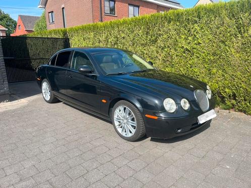 Jaguar S-Type 3.0 V6 benzine, Auto's, Jaguar, Particulier, S-Type, Sportpakket, Benzine, Berline, 4 deurs, Zwart, Beige, Leder