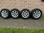 winterbanden op alu  velg, Auto-onderdelen, Banden en Velgen, Ophalen, Gebruikt, 15 inch, Banden en Velgen