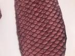3 x cuir de poisson tilapia cuir exotique rouge vin bordeaux, Hobby & Loisirs créatifs, Tissus & Chiffons, Neuf, Autres couleurs