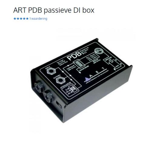 ART Passive DI box, Musique & Instruments, Effets, Comme neuf, Enlèvement