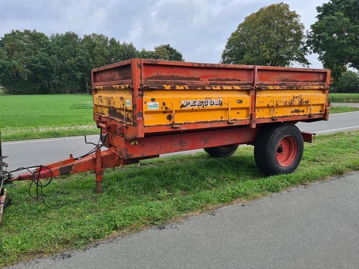 Peecon KW6000 6 tons kipper goede staat, geremde as, Zakelijke goederen, Landbouw | Onderdelen | Banden, Velgen en Assen, Ophalen