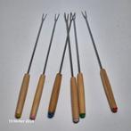 Lot de 6 longues fourchettes à fondue, acier Inoxydable, Neuf, Autres types, Autres matériaux, Autres styles