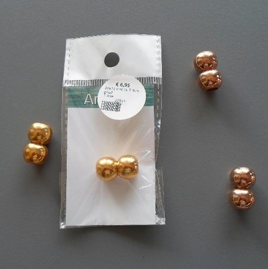 Ensemble de 4 fermoirs magnétiques pour cuir rond 4-5mm, Hobby & Loisirs créatifs, Fabrication de Perles & Bijoux, Neuf, Autres types