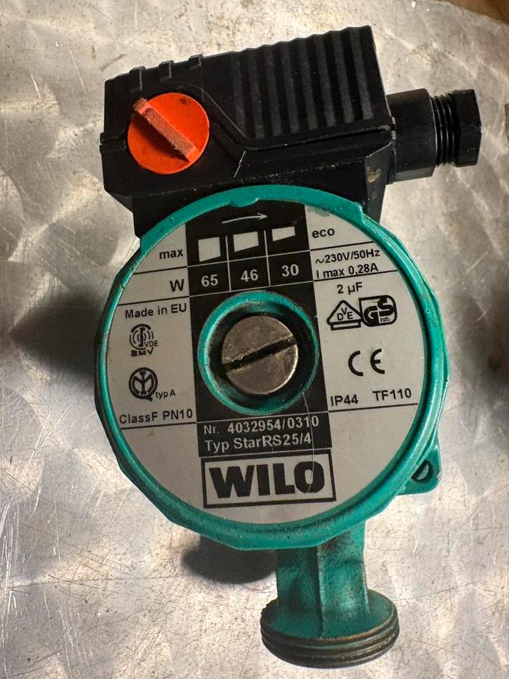 Circulatiepomp Wilo 25/4/180, Doe-het-zelf en Bouw, Chauffageketels en Boilers, Gebruikt, Ophalen of Verzenden