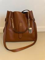 Lia Biassoni - VINCI COGNAC - Handtas, Handtassen en Accessoires, Tassen | Damestassen, Ophalen, Zo goed als nieuw, Bruin, Handtas