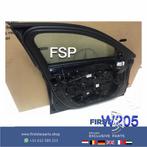 W205 DEUR COMPLEET BLAUW LINKS VOOR Mercedes C Klasse 2014-2, Utilisé, Porte, -, -