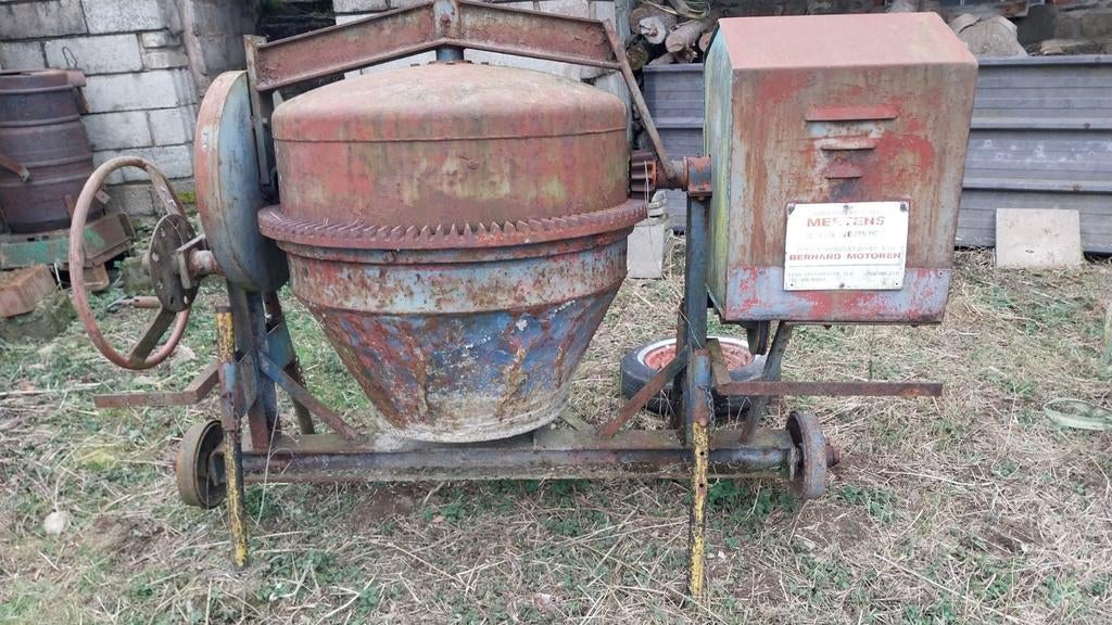 Bétonnière, Enlèvement