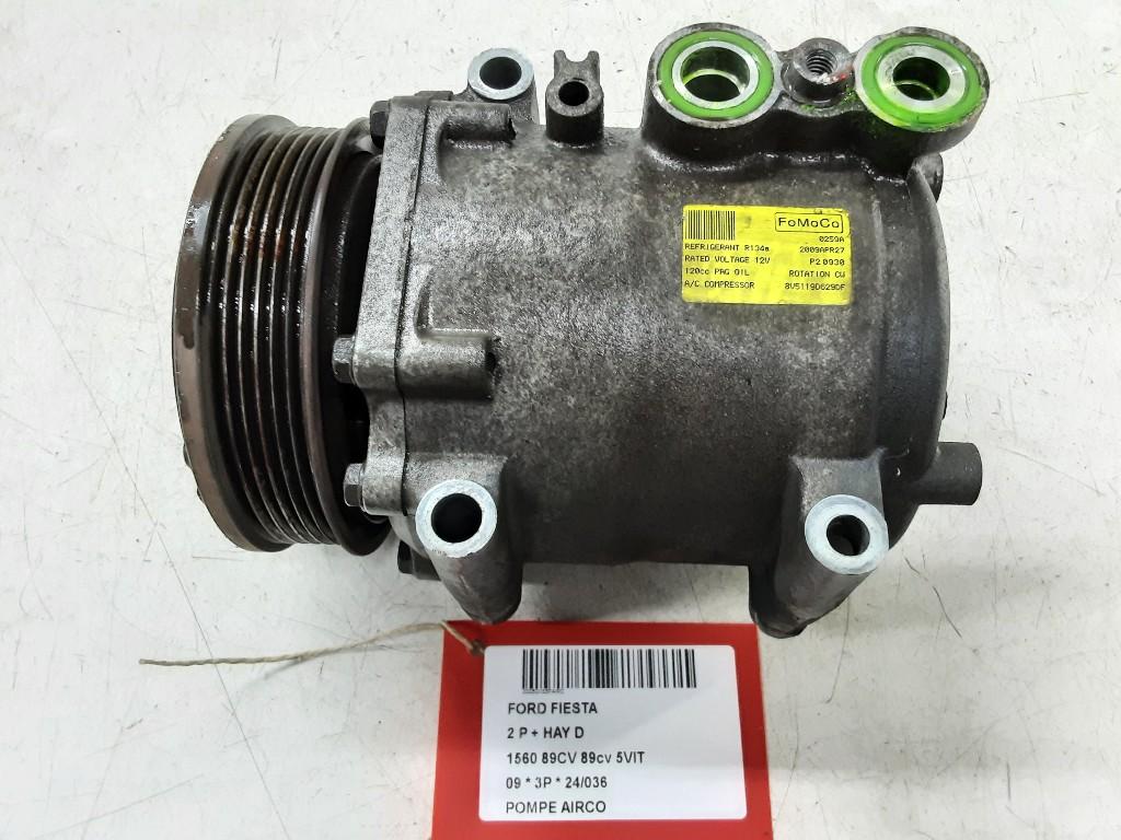COMPRESSEUR CLIMATISATION Fiesta 6 (JA8) (8V5119D629DF), Autos : Pièces & Accessoires, Climatisation & Chauffage, Ford, Utilisé